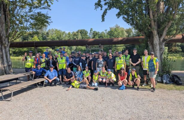 Gemeinsam für eine saubere Limmat – Cleanup beim Glanzenberg in Dietikon